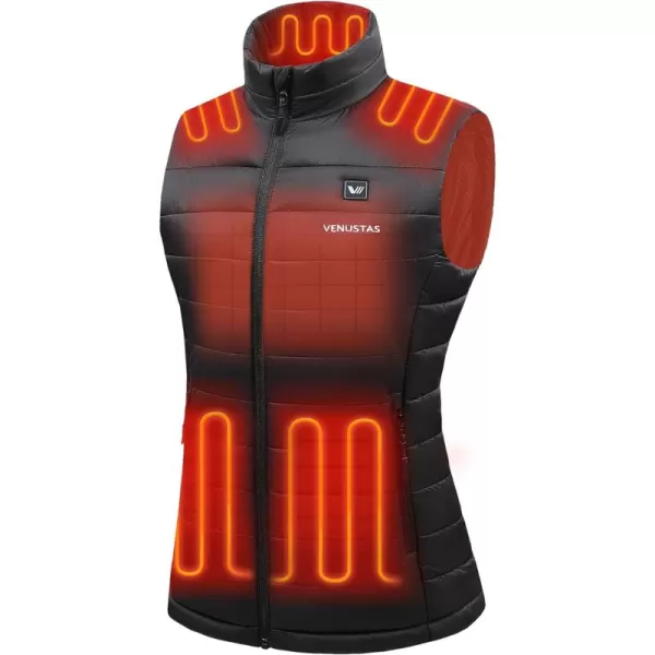 Venustas Women's Heated Vest with Battery Pack 7.4V, Heated clothes for women