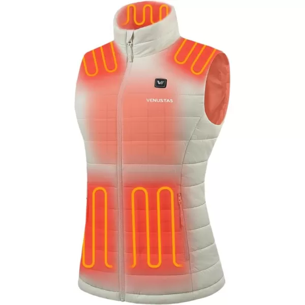 Venustas Women's Heated Vest with Battery Pack 7.4V, Heated clothes for women