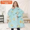imageVenustas Heated Wearable Blanket Hoodie with Battery Pack 74V Oversized Sherpa Blanket Hoodie Sweatshirt Cozy Warm SoftAvocado