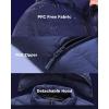 imageVenustas Unisex DualControl Heated Jacket Waterresistant Heated Coat for Women and Men with Battery IncludedNavy
