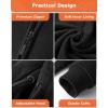 imageVenustas Unisex Heated Hoodie with Battery Included Heated Jacket for Women and MenBlack