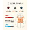 imageVenustas Unisex Heated Hoodie with Battery Included Heated Jacket for Women and MenGrey