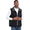 imageVenustas 12V Mens DualControl Heated Canvas Vest with Battery SherpaLined Electric Work Vest Winter Heated Hunting Vest12VDual Control