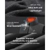 imageVenustas Mens Fleece Heated Vest with Battery Lightweight Insulated Electric VestCharcoal Heather