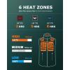 imageVenustas Mens Fleece Heated Vest with Battery Lightweight Insulated Electric VestForest Green