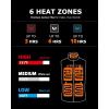 imageVenustas Mens Heated Fleece Vest with 6 Heating Zones Lightweight Recycled Electric Fleece VestCharcoal Heather