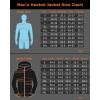 imageVenustas Mens Heated Jacket with Battery 20Hour Runtime Waterproof Softshell Heating Coat for Outdoor Hiking HuntingBlack