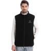 imageVenustas Mens Heated Vest Up to 20 Hours Warmth Heated Fleece Vest with Battery IncludedBlack
