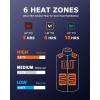 imageVenustas Mens Heated Vest with Battery Lightweight Quilted Vest for MenNavy Blue