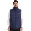imageVenustas Mens Heated Vest with Battery Lightweight Quilted Vest for MenNavy Blue
