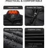 imageVenustas Mens Lightweight Heated Jacket with Battery 6Zone Electric Puffer Winter Coat for Outdoor Camping HikingBlack