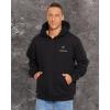 imageVenustas Unisex Pullover Heated Hoodie with Battery Included Heated Sweatshirt for Men and WomenBlack
