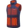 imageVenustas Mens Heated Vest with Battery Lightweight Quilted Vest for MenNavy Blue