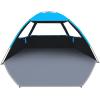 imageVenustas Beach Tent Sun Shelter for 34567810 Person UPF 50 UV Protection Beach Canopy Lightweight and Easy Setup Cabana Portable Shade TentDark ShelterSky Blue