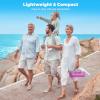 imageVenustas Beach Tent Sun Shelter for 34567810 Person UPF 50 UV Protection Beach Canopy Lightweight and Easy Setup Cabana Portable Shade TentPink