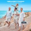 imageVenustas Beach Tent Sun Shelter for 34567810 Person UPF 50 UV Protection Beach Canopy Lightweight and Easy Setup Cabana Portable Shade TentSky Blue
