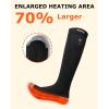imageVenustas Heated Socks for Men Women Rechargeable Electric Heated Hunting Socks for Cold Feet