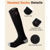 imageVenustas Heated Socks for Men Women Rechargeable Electric Heated Hunting Socks for Cold Feet