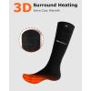 imageVenustas Heated Socks for Men Women Rechargeable Heated Socks For Hunting Ski and Feet WarmBlack