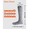 imageVenustas Heated Socks for Men Women Rechargeable Heated Socks For Hunting Ski and Feet WarmGray