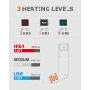 imageVenustas Heated Socks for Men Women Rechargeable Heated Socks For Hunting Ski and Feet WarmGray