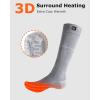 imageVenustas Heated Socks for Men Women Rechargeable Heated Socks For Hunting Ski and Feet WarmGray