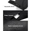 imageVenustas Womens 3in1 Heated Down Jacket Electric Puffer Jacket with Battery 90 Down Fill Winter Snow Ski Heated CoatBlack