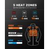 imageVenustas Womens 3in1 Heated Jacket with Battery Waterproof Jacket with Hood for SkiingBlack