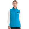 imageVenustas Womens Fleece Heated Vest with Battery Lightweight Electric Heated CoatFjord Blue