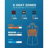 imageVenustas Womens Fleece Heated Vest with Battery Lightweight Electric Heated CoatFjord Blue