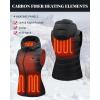 imageVenustas Womens Heated Vest with 90 Down and Removeable Hood Lightweight Electric Down Vest with 74V Battery PackBlack