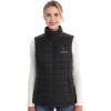 imageVenustas Womens Heated Vest with Battery Lightweight Quilted Vest for WomenBlack