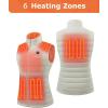 imageVenustas Womens Heated Vest with Battery Lightweight Quilted Vest for WomenChalk