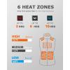 imageVenustas Womens Heated Vest with Battery Lightweight Quilted Vest for WomenGray