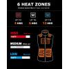 imageVenustas Womens Heated Vest with Battery Up to 20HRS of Warmth Winter Quilted Vest for OutdoorBlack