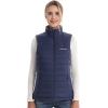 imageVenustas Womens Heated Vest with Battery Up to 20HRS of Warmth Winter Quilted Vest for OutdoorNavy Blue