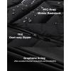 imageVenustas Womens Long Heated Down Jacket with Battery Electric Puffer Jacket with 90 Duck Down For Outdoor Camping SkiingBlack