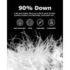 imageVenustas Womens Long Heated Down Jacket with Battery Electric Puffer Jacket with 90 Duck Down For Outdoor Camping SkiingNocturnal