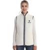 imageVenustas Womens Recycled Sherpa Heated Vest with Battery HighPile Fleece Sherpa Vest For Winter OutdoorCoconut Milk