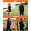 imageVenustas Womens Softshell Heated Vest with BatteryLightweight Heated Golf Vest for WomenBlack