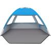 imageVenustas Beach Tent Sun Shelter for 34567810 Person UPF 50 UV Protection Beach Canopy Lightweight and Easy Setup Cabana Portable Shade TentSky Blue