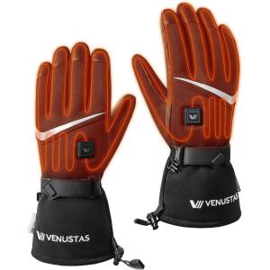 imageVenustas Heated Gloves for Men ampamp Women Rechargeable Electric Gloves for Arthritis Winter Heated Motorcycle Ski Work GlovesBlack