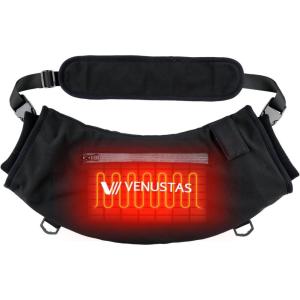 imageVenustas Heated Hand Muff with 74V Rechargeable Battery Electric Hand Warmer Pouch for Football Hunting Heats Up to 15HRS