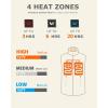 imageVenustas Kids Heated Fleece Vest with 74V Battery Pack Included Warmer Youth Electric Heating Vest for Boys ampamp GirlsCharcoal Heather
