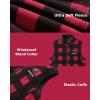 imageVenustas Kids Heated Fleece Vest with 74V Battery Pack Included Warmer Youth Electric Heating Vest for Boys ampamp GirlsRed Plaid