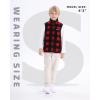 imageVenustas Kids Heated Fleece Vest with 74V Battery Pack Included Warmer Youth Electric Heating Vest for Boys ampamp GirlsRed Plaid