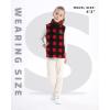 imageVenustas Kids Heated Fleece Vest with 74V Battery Pack Included Warmer Youth Electric Heating Vest for Boys ampamp GirlsRed Plaid