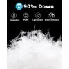 imageVenustas Mens Recycled Heated Down Vest with Battery Pack Lightweight Electric Heating Puffer Vest for Hiking SkiingGray