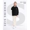 imageVenustas Kids Heated Fleece Jacket with 74V Battery Pack Boys Girls Youth Electric Heated Coat for WinterBlack