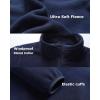 imageVenustas Kids Heated Fleece Jacket with 74V Battery Pack Boys Girls Youth Electric Heated Coat for WinterNavy Blue